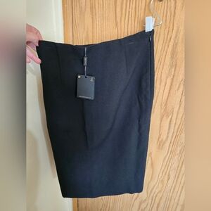 Massimo Dutti Black Pencil Skirt